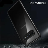 Crystal Clear Phone Protection Soft + Hard Hybrid Case for Samsung Galaxy S10