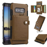 Retro PU Leather Pocket Case For Galaxy S9 S9 Plus Note 9 Note 8