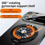 2024 Brand New Rotation Gyroscope Magnetic Stand Case For iPhone 15 14 Series