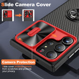 Magnetic Armor Camera Protector Car Holder Shockproof Silicone Case For Samsung Galaxy S23 series