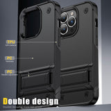 Shockproof Armor Case With TPU Rugged Kickstand For iPhone 14 13 12 series