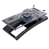 Shockproof Hybrid Armor Slide Camera Lens Case With Magnetic Holder Ring For Samsung Galaxy S23 series
