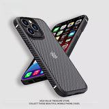 Carbon Brazing Texture TPU Shockproof Silica Gel Case For iPhone 15 14 13 12 series