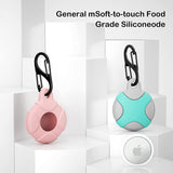 Silicone Waterproof Case For Apple AirTag With Keychain Ring