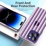 Lens Protection Solid Color Film Transparent Soft Case For iPhone 14 13 12 series