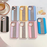 Diamond Leather Case for iPhone 14 13 12 series