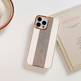 Diamond Leather Case for iPhone 14 13 12 series