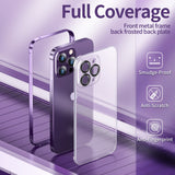 Ultra Slim Aluminum Metal Bumper Case for iPhone 14 13 12 series