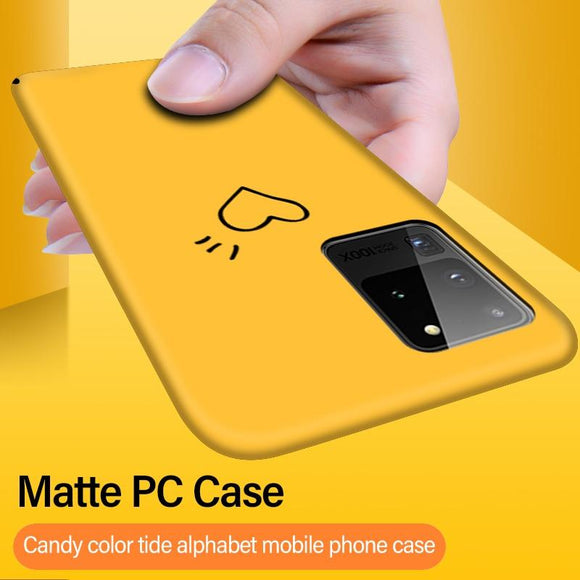 Ultra thin Colorful Matte Hard PC Case For Samsung Galaxy S20 Series