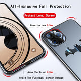 Ultra thin Metal Batman Matte PC Magnetic Protection Phone Case For iPhone 11 Series