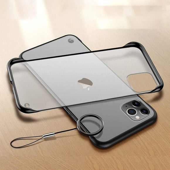 Frameless Design With Ring Phone Case For iPhone 11 11 Pro 11 Pro Max