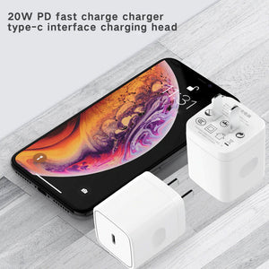 3A Mobile Phone Charger 20W Fast Charging EU US Plug Type C Charger For iPhone 12 Series