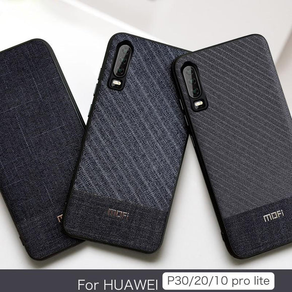 For Huawei P30 P30 Pro P20 P20 Pro Lite Cloth Gentleman Case