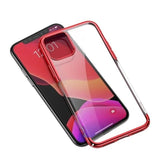 Luxury Plating Clear Transparent Phone Cover For iPhone 11 Pro Max