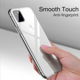 6D Curved Crystal Transparent Phone Case for iPhone 11 Pro Max