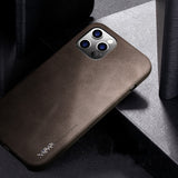 Luxury Ultra Light Retro PU Leather Case For iPhone 12 Series