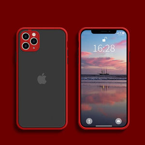 Luxury Contrast Color Frame Protective Case For iPhone 11 Series