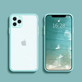 Luxury Contrast Color Frame Protective Case For iPhone 11 Series