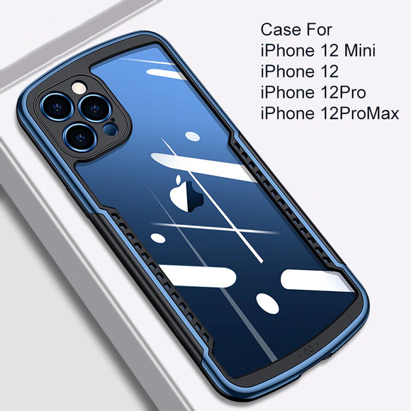 Shockproof Protective Transparent Case For iPhone 12 Series