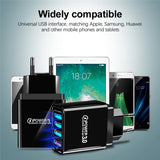 3.0 USB 48W Quick Charger For iPhone Samsung Tablet EU US Plug