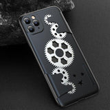 Rotating Gear Full Protection Hard Plastic Case For iPhone 11 Series