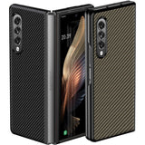 Carbon Fiber Texture Shockproof Protective Case for Samsung Galaxy Z Fold 3 Fold 2