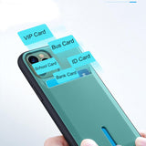 Fitted Wallet Card Holder Shockproof Bumper Cover For iPhone 11 Series