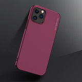 Matte PC Minimalist Thin Hard Back Cover Case For iPhone 12 Series