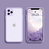 Luxury Contrast Color Frame Protective Case For iPhone 11 Series