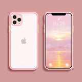 Luxury Contrast Color Frame Protective Case For iPhone 11 Series