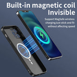Luxury Matte Tempered Glass Silicone Case For iPhone 13 12 11 Series