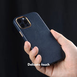 Luxury High end Artificial Leather Case for iPhone 12 11 Series