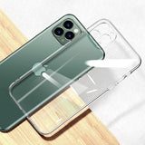 Shockproof Cover Protective Transparent Case Square Shell For iPhone 11