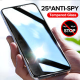 Anti Spy Tempered Glass Film Full Coverage Privacy Screen Protector For iPhone 12 11 Series