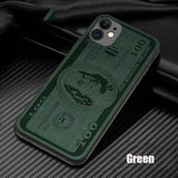 Leather Dollar Embossed All inclusive Phone Case for iPhone 12 11 Series