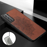 3D Luxury Cloth Fabric Phone Case For Samsung Galaxy S21 Series