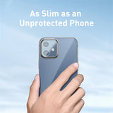 Soft TPU Transparent Plating Back Cover Shockproof Phone Case For iPhone 12 Series
