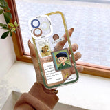 Vintage Van Gogh Cute Painting Puzzle Illustration Soft Case for iPhone 14 13 12 series
