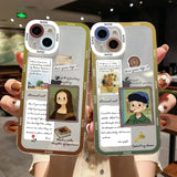 Vintage Van Gogh Cute Painting Puzzle Illustration Soft Case for iPhone 14 13 12 series