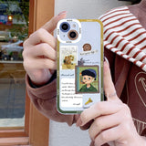Vintage Van Gogh Cute Painting Puzzle Illustration Soft Case for iPhone 14 13 12 series