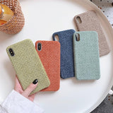 Soft Plush Fabric Phone Case for Iphone 11 Pro MAX X XR XS MAX