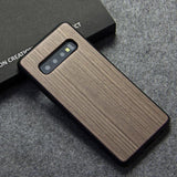 Shockproof Funda Natural Wooden Phone Case for Samsung Galaxy S10 S10 Plus S10e