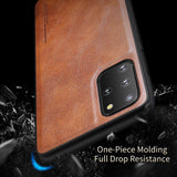 Full Corner Protection Leather Case For Samsung Galaxy S20 Series