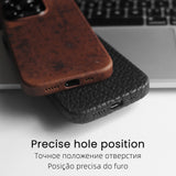 Retro Genuine Leather Case For iPhone 14 series