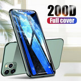 200D Full Cover Tempered Screen Protector iPhone 11 Xs Max XR
