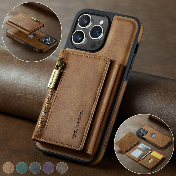 2 1 Detachable Leather Wallet Case Iphone