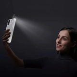 Anti-scratch Case with Ring Selfie Light Flashlight For Samsung S21 S20 Series