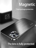 Laser Metal Brushed All inclusive Camera Lens Protector Case For iphone 13 12 11 Series