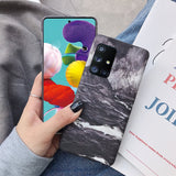 Ultra Thin Granite Marble Hard PC Plastic Matte Back Cover Case For Samsung Galaxy S20 Series