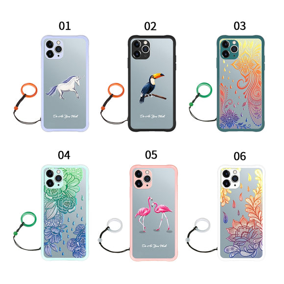 3D Flower Emboss Ultra thin Matte Case For iPhone 12 11Series